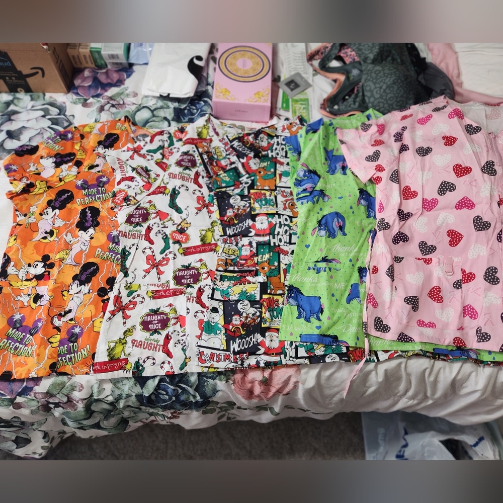 5 Scrub tops